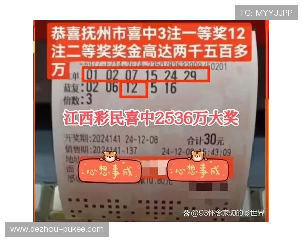 彩票2025015期开奖结果揭晓，大奖花落谁家？